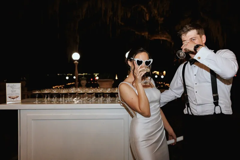 Dancing at Epping Forest wedding